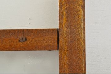 アンティーク建具　レトロな空間を演出するガラス戸4枚セット(引き戸)(R-076390)