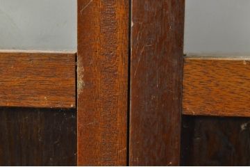 アンティーク建具　レトロな空間を演出するガラス戸4枚セット(引き戸)(R-076390)