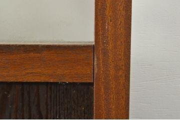 アンティーク建具　レトロな空間を演出するガラス戸4枚セット(引き戸)(R-076390)