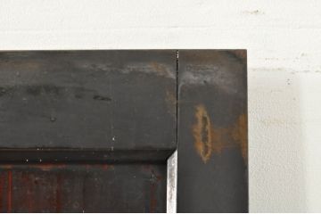 アンティーク建具　古民家インテリアにもおすすめの障子帯戸3枚セット(引き戸、板戸、格子帯戸、障子戸)(R-076391)