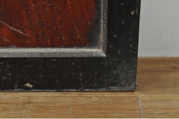 アンティーク建具　古民家インテリアにもおすすめの障子帯戸3枚セット(引き戸、板戸、格子帯戸、障子戸)(R-076391)