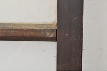 アンティーク建具　レトロな空間作りにおすすめなガラス戸1枚(引き戸)(R-076392)