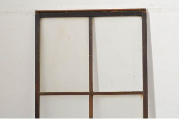 アンティーク建具　レトロな空間作りにおすすめなガラス戸1枚(引き戸)(R-076392)
