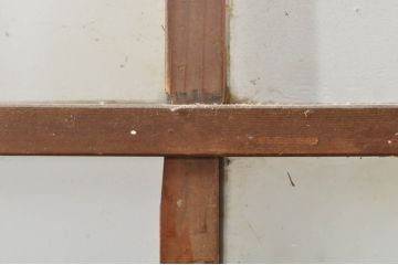 アンティーク建具　レトロな空間作りにおすすめなガラス戸1枚(引き戸)(R-076392)