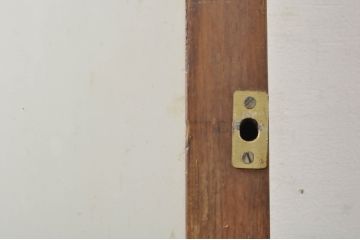 アンティーク建具　レトロな空間作りにおすすめなガラス戸1枚(引き戸)(R-076392)