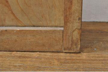 アンティーク建具　レトロな空間作りにおすすめなガラス戸1枚(引き戸)(R-076392)