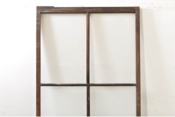 アンティーク建具　レトロな空間作りにおすすめなガラス戸1枚(引き戸)(R-076393)