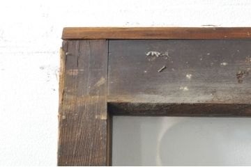 アンティーク建具　レトロな空間作りにおすすめなガラス戸1枚(引き戸)(R-076393)