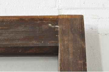 アンティーク建具　レトロな空間作りにおすすめなガラス戸1枚(引き戸)(R-076393)