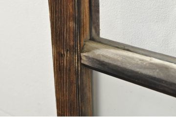 アンティーク建具　レトロな空間作りにおすすめなガラス戸1枚(引き戸)(R-076393)