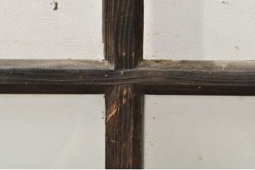 アンティーク建具　レトロな空間作りにおすすめなガラス戸1枚(引き戸)(R-076393)