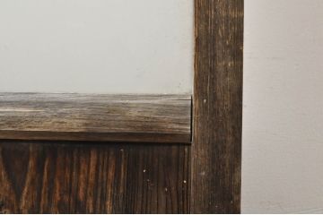 アンティーク建具　レトロな空間作りにおすすめなガラス戸1枚(引き戸)(R-076393)