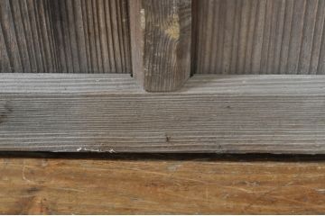 アンティーク建具　レトロな空間作りにおすすめなガラス戸1枚(引き戸)(R-076393)