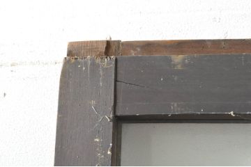 アンティーク建具　レトロな空間作りにおすすめなガラス戸1枚(引き戸)(R-076393)
