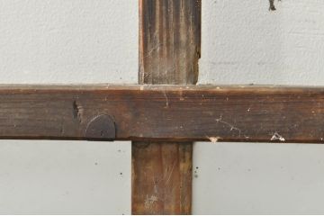 アンティーク建具　レトロな空間作りにおすすめなガラス戸1枚(引き戸)(R-076393)
