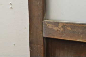 アンティーク建具　レトロな空間作りにおすすめなガラス戸1枚(引き戸)(R-076393)