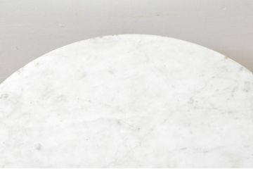フランスアンティーク　鋳鉄　凝った装飾が目を引くフレンチガーデンテーブル(サイドテーブル、ラウンドテーブル、丸テーブル、花台、飾り台)(R-076400)