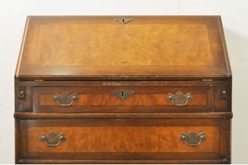 イギリスビンテージ　イギリス高級家具　ロスジョン(ROSJOHN)　イギリス王室御用達　マホガニー材　品のある佇まいが美しいライティングビューロー(ワークデスク、サイドチェスト、在宅用、在宅ワーク用、ヴィンテージ、英国)(R-076401)