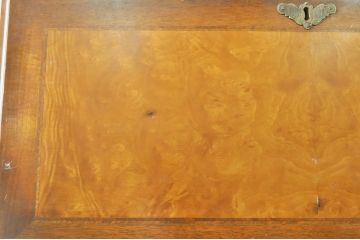 イギリスビンテージ　イギリス高級家具　ロスジョン(ROSJOHN)　イギリス王室御用達　マホガニー材　品のある佇まいが美しいライティングビューロー(ワークデスク、サイドチェスト、在宅用、在宅ワーク用、ヴィンテージ、英国)(R-076401)