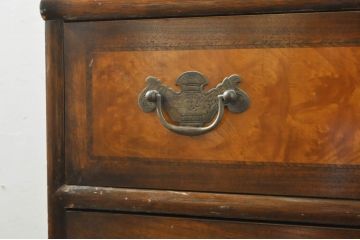 イギリスビンテージ　イギリス高級家具　ロスジョン(ROSJOHN)　イギリス王室御用達　マホガニー材　品のある佇まいが美しいライティングビューロー(ワークデスク、サイドチェスト、在宅用、在宅ワーク用、ヴィンテージ、英国)(R-076401)