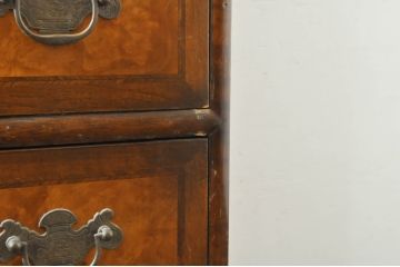 イギリスビンテージ　イギリス高級家具　ロスジョン(ROSJOHN)　イギリス王室御用達　マホガニー材　品のある佇まいが美しいライティングビューロー(ワークデスク、サイドチェスト、在宅用、在宅ワーク用、ヴィンテージ、英国)(R-076401)