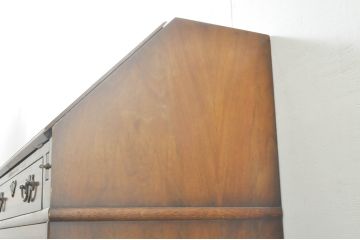 イギリスビンテージ　イギリス高級家具　ロスジョン(ROSJOHN)　イギリス王室御用達　マホガニー材　品のある佇まいが美しいライティングビューロー(ワークデスク、サイドチェスト、在宅用、在宅ワーク用、ヴィンテージ、英国)(R-076401)