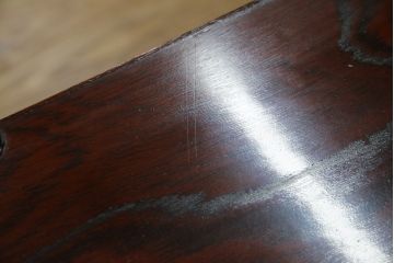 中古　仙台民芸箪笥(仙台箪笥)　欅産業　凝ったつくりの大振りの金具が目を惹く仙台箪笥サイドボード(サイドチェスト、ローチェスト、収納箪笥、衣装箪笥、引き出し)(R-076423)