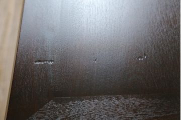 中古　北海道民芸家具　コンパクトで使い勝手の良いライティングビューロー(簿記机、ワークデスク、引き出し、サイドチェスト、在宅用、在宅ワーク用)(R-076426)