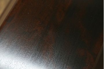 中古　北海道民芸家具　コンパクトで使い勝手の良いライティングビューロー(簿記机、ワークデスク、引き出し、サイドチェスト、在宅用、在宅ワーク用)(R-076426)