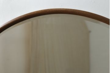中古　神戸洋家具　彫刻入りで華やかなドレッサーとスツールのセット(化粧台、鏡台、ミラー、イス、椅子)(R-076428)