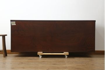 中古　美品　岩谷堂箪笥　台輪・脚付きリメイク　美しく品のある和を演出するサイドボード(ローボード、サイドキャビネット、収納棚、戸棚、テレビ台、テレビボード、着物箪笥)(R-076432)