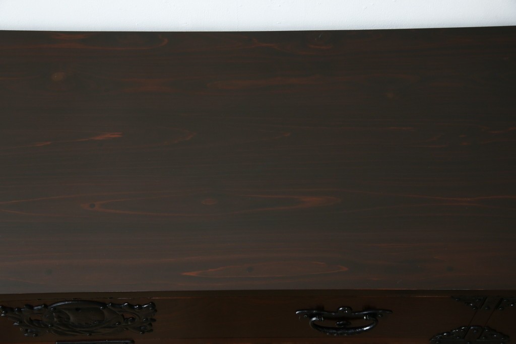 中古　美品　岩谷堂箪笥　籐里木工所　佐藤幸則作　落ち着いた色味が魅力的なローボード(引き出し、ローチェスト、サイドチェスト、収納箪笥、テレビ台、テレビボード)(R-076433)