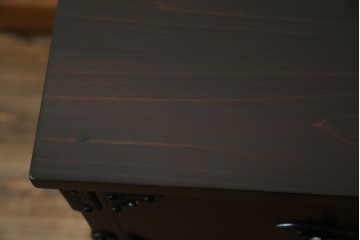 中古　美品　岩谷堂箪笥　籐里木工所　佐藤幸則作　落ち着いた色味が魅力的なローボード(引き出し、ローチェスト、サイドチェスト、収納箪笥、テレビ台、テレビボード)(R-076433)