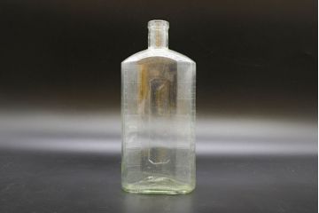大正〜昭和初期　お洒落なディスプレイに活躍するガラス瓶5点セット(ボトル、ガラスビン、硝子、薬瓶、花瓶、花入、花器)(R-076437)
