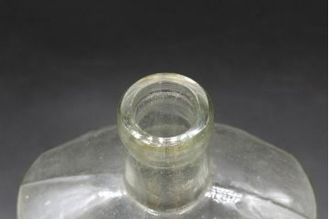 大正〜昭和初期　お洒落なディスプレイに活躍するガラス瓶5点セット(ボトル、ガラスビン、硝子、薬瓶、花瓶、花入、花器)(R-076437)