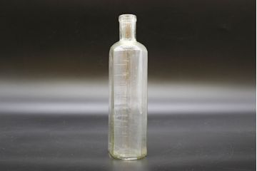 大正〜昭和初期　お洒落なディスプレイに活躍するガラス瓶5点セット(ボトル、ガラスビン、硝子、薬瓶、花瓶、花入、花器)(R-076437)