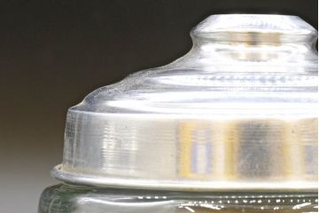 昭和レトロ　当時物　大正〜昭和初期　アルミ蓋　昔懐かしい雰囲気漂うガラス瓶3個セット(キャニスター、ガラスビン、硝子、菓子瓶、フタ付き)(R-076440)