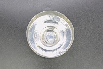 アンティーク雑貨　当時物　デッドストック　アルミ蓋　レトロな雰囲気を醸し出すガラス瓶3個セット(角型、角瓶、キャニスター、ガラスビン、菓子瓶)(R-076451)