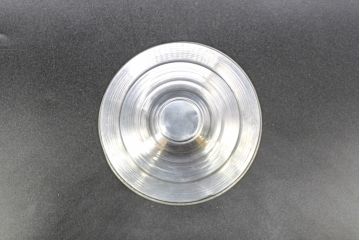 アンティーク雑貨　当時物　デッドストック　アルミ蓋　大・中・小　組み合わせが楽しめる蓋付きガラス瓶3個セット(角瓶、角型、硝子、キャニスター、ガラスビン、菓子瓶、小物入れ、ディスプレイ雑貨、古道具、店舗什器、フタ付き)(R-076453)