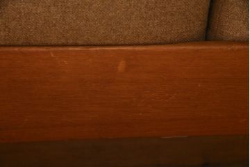 デンマークビンテージ　France&Son(フランス&サン)　Ole Wanscher(オーレ・ヴァンシャー )デザイン　Model.169　3人掛けソファ(3シートソファ、3シーター、三人掛けソファ、北欧、ヴィンテージ)(R-076496)