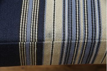 デンマークビンテージ　GETAMA(ゲタマ)　Hans J Wegner(ハンス・J・ウェグナー)　GE290A　くつろぎの空間を演出するアームチェアとオットマンのセット(椅子、イス、1P、一人掛けソファ、1人掛けソファ、フットスツール、ヴィンテージ、北欧)(R-076497)