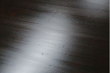 中古　希少な絶版品!　北海道民芸家具　落ち着いたシックな色合いが魅力のデスクとサイドチェストのセット(平机、ワークデスク、作業台、引き出し、ワゴン、在宅用、在宅ワーク用)(R-076498)