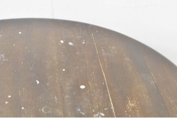 イギリスビンテージ　ERCOL(アーコール)　ニレ材　シンプルなデザインと機能性の良さが魅力的なバタフライダイニングテーブル(バタフライテーブル、ドロップリーフテーブル、エクステンションテーブル、ラウンドテーブル、丸テーブル、2人掛け、4人掛け、ヴィンテージ、英国、北欧)(R-076529)