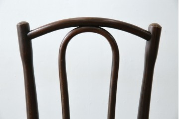 アンティーク家具　ポーランド　MUNDUS and J&J Kohn Ltd(ムンダス&ヤコブ・ヨゼフコーン社)　しなやかなループを描く曲げ木のデザインが美しいベントウッドチェア　(R-076531)