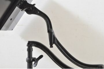 フランスアンティーク　ヨーロピアンな雰囲気漂う譜面台(譜面立、ミュージックスタンド、ブックレスト、書見台、メニュー立て、レシピ台)(R-076532)