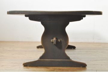 中古　飛騨産業　PROVINCIAL(プロヴィンシャル・プロビンシャル)　使い込まれた風合いが味わい深いダイニングテーブル(4人掛け、6人掛け、食卓、作業台)(R-076548)
