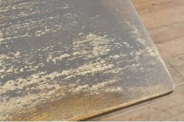 中古　飛騨産業　PROVINCIAL(プロヴィンシャル・プロビンシャル)　使い込まれた風合いが味わい深いダイニングテーブル(4人掛け、6人掛け、食卓、作業台)(R-076548)