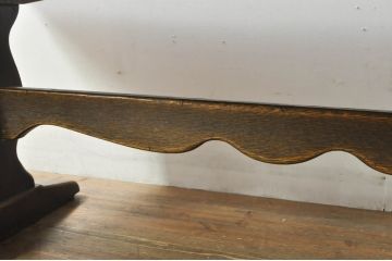 中古　飛騨産業　PROVINCIAL(プロヴィンシャル・プロビンシャル)　使い込まれた風合いが味わい深いダイニングテーブル(4人掛け、6人掛け、食卓、作業台)(R-076548)