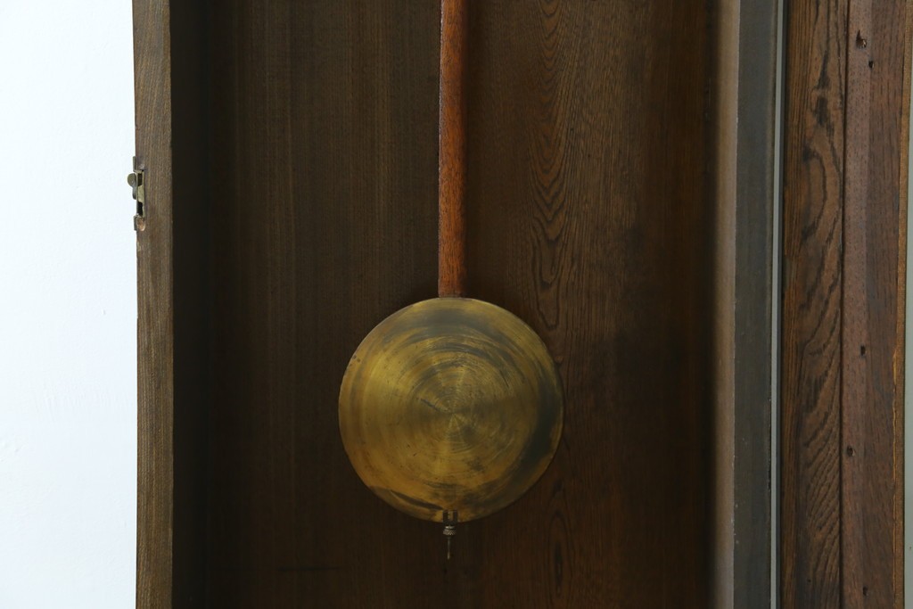 ドイツアンティーク　JUNGHANS(ユンハンス)　ウエストミンスターチャイムを備えた存在感のあるホールクロック　(R-076552)