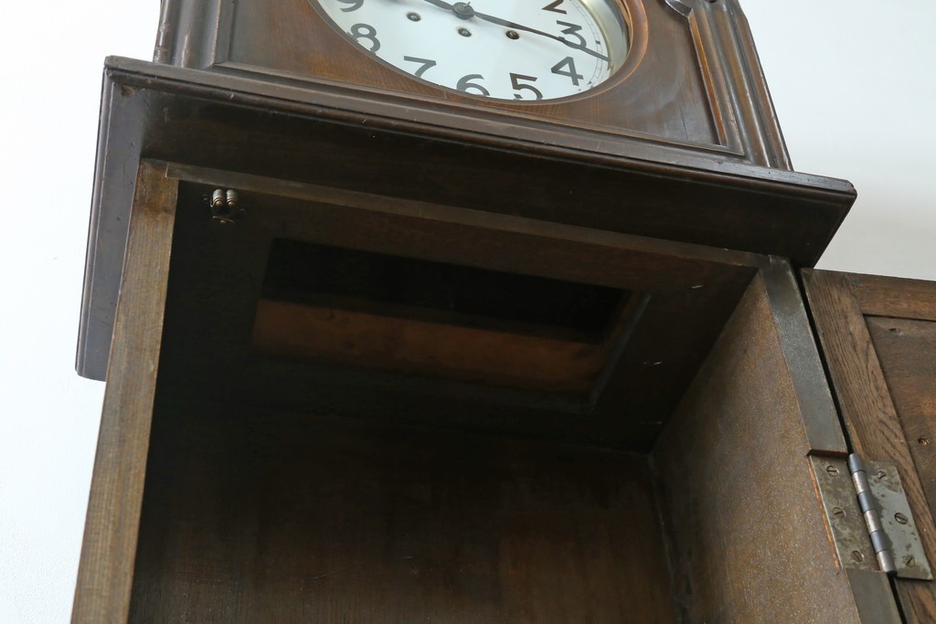 ドイツアンティーク　JUNGHANS(ユンハンス)　ウエストミンスターチャイムを備えた存在感のあるホールクロック　(R-076552)